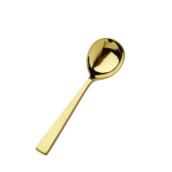 Bon Chef Roman, Round Soup Soon, Mirror Finish, 18/10, 6.63" - Gold , set of 12 S3722G - main